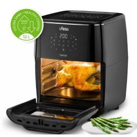 Freidora de aire Ufesa Sensei, 12 litros, 1700W, sin aceite, negro