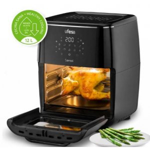 FREIDORA UFESA SENSEI 12L 1700W SIN ACEITE NEGRA