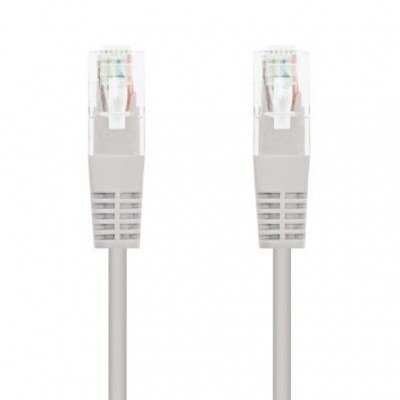 Cable de Red RJ45 UTP Nanocable 10.20.1305 Cat.6/ 5m/ Gris