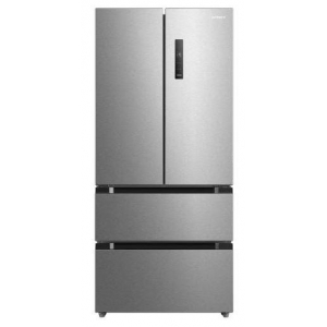 Frigorífico americano Corberó CFFDM61023NFXINMAD, estilo francés, 188.9 x 83.3 x 63.5 cm, No Frost, clase E, 306 kWh año, 35dB, 516 litros, Inverter, dispensador hielo, display, lu LED, inox