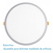 Downlight 20w 5500k Blanco Lejania 1x23x23 Cm 1900lm Empotrar Corte Ajustable 5-21d