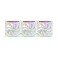 KIT 3xVENTILADOR INTERNO ARG MARS GAMING MF-LINKFINITY KIT BLANCO MODULARES PWM 120mm ASPAS INVERTID