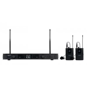 Micrófono inalámbrico doble de petaca UHF ID Pilot y Diversity Fonestar SONAIR-PRO-2P