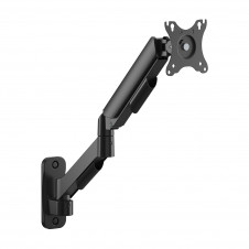 AISENS Soporte de pared Pro contrapeso giratorio e inclinable para monitor/TV 9kg (3 pivotes, 1 brazo) de 17