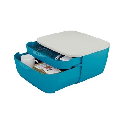 LEITZ Buc 2 cajones Cosy azul