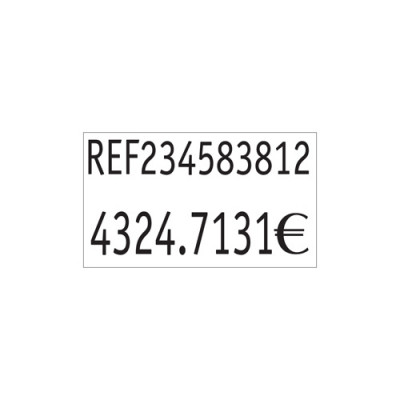 ETIQ.PRECIOS PRYSE REM.26x16 BLANCO
