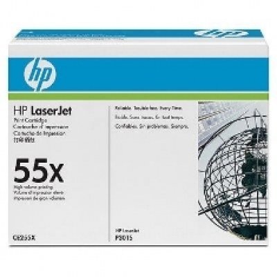 Toner hp 55x ce255x negro 12500 paginas ce528a - ce526a