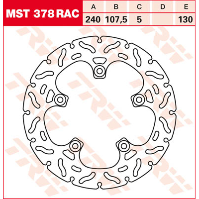 Discos de freno RAC TRW MST378RAC