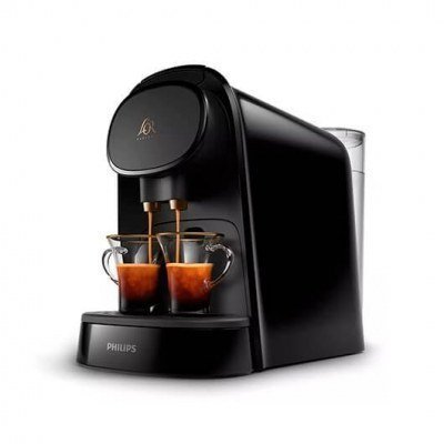 Cafetera philips l'or barista negro - boquilla doble - jarra 1l - desconexion automatica - 50 capsulas