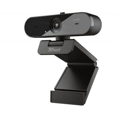 Webcam Trust TW-250/ Enfoque Automático/ 2560 x 1440 QHD