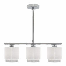 Lampara Kenya 3xe14 Blanca/gris Regx56x14 Cm
