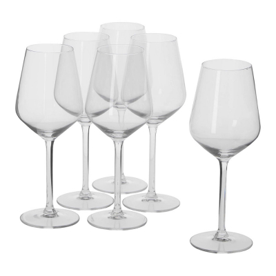 Set 6 copas de vino blanco 37cl alpina