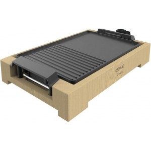 Plancha de asar parrilla Cecotec TASTY&GRILL BAMBOO 2000W 3058