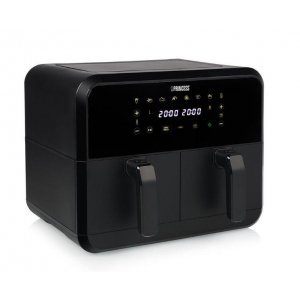 Freidora de aire Princess 182068, 8 litros, 2400W, sin aceite, negro