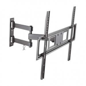 Soporte TV orientable de pared Aisens WT70TSLE-021, 37-70 pulgadas, hasta 35 kg, VESA 600x400 mm, orient. ±90°, incl. -15°/+10°, negro