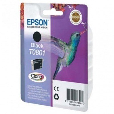 Epson T0801 Negro Cartucho de Tinta Original - C13T08014011