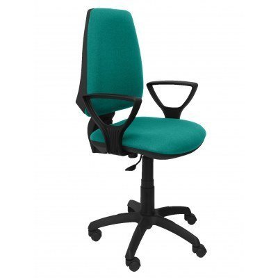 Silla Elche CP bali turquesa brazos fijos