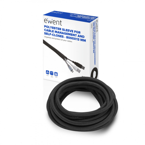 Manguito de Polyester para gestión de cables con auto-cierre 8000x13 mm