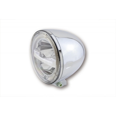 HIGHSIDER 5 3/4 inch LED headlight Circle, chrome 223-049