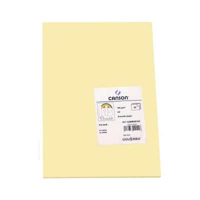 CANSON Pack de 50 Cartulina 185g A4 crema