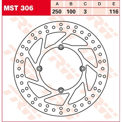 Discos de freno TRW MST306