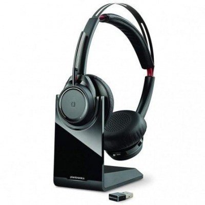 Auricular Inalámbrico Plantronics Voyager Focus UC Microsoft B825-M/ con Micrófono/ Bluetooth/ USB/ Incluye Soporte/ Negro
