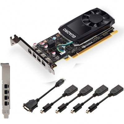 Tarjeta grafica vga pny quadro p1000 4gb gddr5 dp pci express 3.0 x16