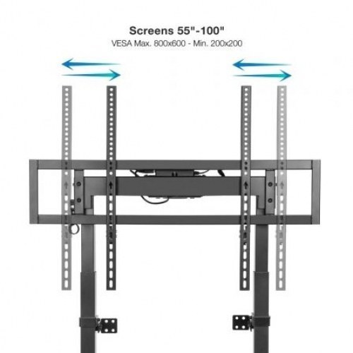 Soporte de Suelo Tooq FSM01-B para TV 55-100/ hasta 120kg