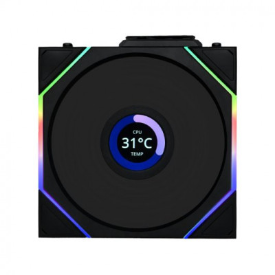 VENTILADOR 120X120 LIAN LI UNIFAN TL-LCD WIRELESS BLACK