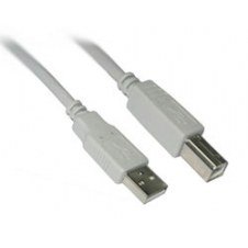Nanocable Usb-a/m A Usb-b/m 3m Beige