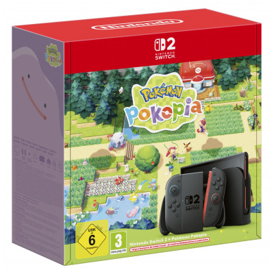 Switch 2 & Pokemon Pokopia videoconsola portátil 20,1 cm (7.9) 256 GB Pantalla táctil Wifi Negro