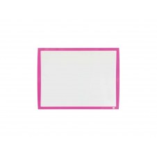 Nobo Pizarra Blanca Magnetica Peque?a 585x430 - Colores Vibrantes - Accesorios Incluidos - Fucsia