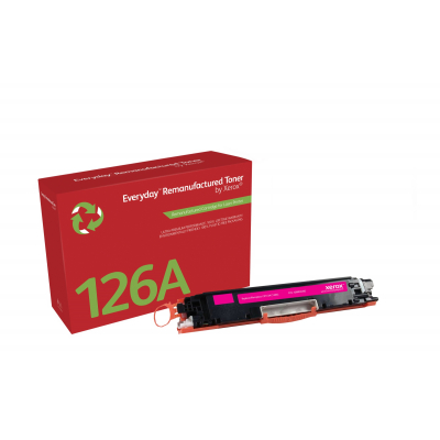 Remanufacturado Everyday Tóner Everyday™ Magenta remanufacturado de Xerox es compatible con HP 126A (CE313A), Capacidad estándar