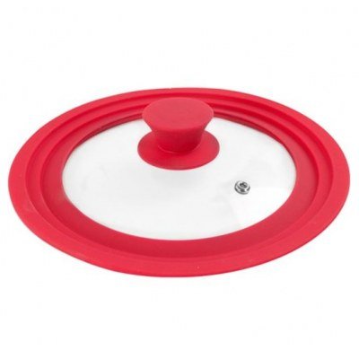 Tapa magefesa silicona roja multidiametro 18 - 20 - 22 cm