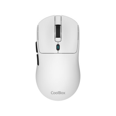 Coolbox W03 Raton Gaming Inalambrico 10000dpi - 7 Botones - Sensor Pixart 3325 - Color Blanco