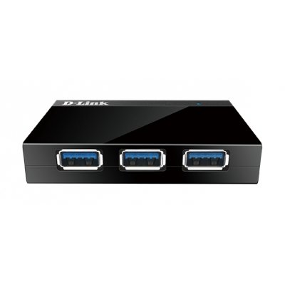 DUB-1340 hub de interfaz USB 3.2 Gen 1 (3.1 Gen 1) Micro-B Negro