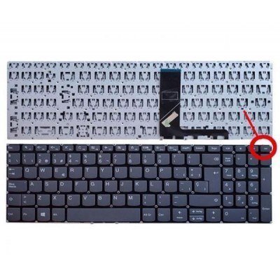 Teclado compatible para portátil LENOVO Ideapad V130-15Ikb / 330s-15ikb / Sin marco / Sin Boton Encendido / Sn20m62915