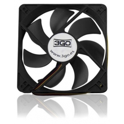 VENTILADOR 8X8CM NEGRO 3GO