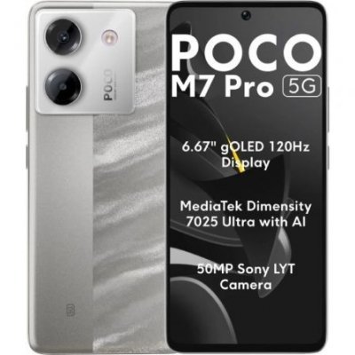 Smartphone Xiaomi POCO M7 Pro 8GB/ 256GB/ 6.67/ 5G/ Plata