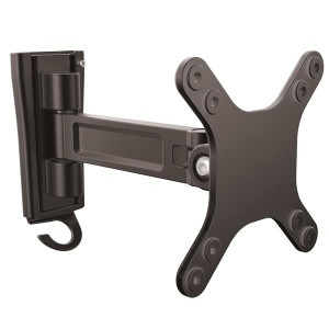 Soporte de pared de un solo giro para monitor - Montura VESA para Pantallas de hasta 27 Pulgadas