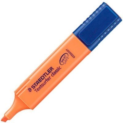 Staedtler Textsurfer Classic 364 Rotulador Marcador Fluorescente - Punta Biselada - Trazo entre 1mm-5mm - Tinta con Base de Agua - Color Naranja