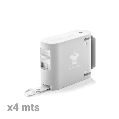 Tendedero retráctil raclox , tendido 4 m