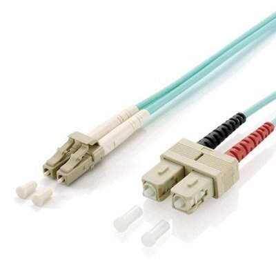 CABLE FIBRA OPTICA OM3 DUPLEX LIBRE HALOGENOS SC/SC 50/125u 10M LIBRE HALOGENOS