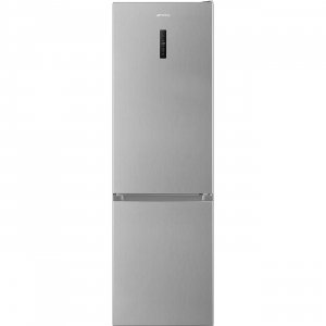 Frigorífico combi Smeg RC18XDNC, 185 x 60 x 59.2 cm, No Frost, clase C, 155 kWh año, 35dB, reversible, inox