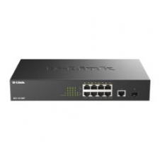 Switch D-Link 8xRJ45 PoE 1xSFP 1U Negro (DGS-1010MP/E)