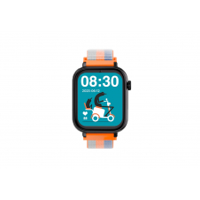 SmartWatch SaveFamily Reloj GPS SaveWatch Plus Negro Correa Tela Acid Orange