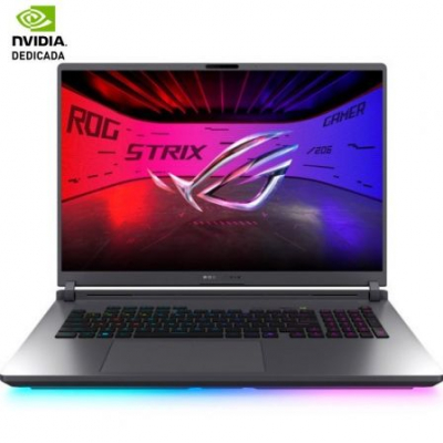 Portátil Gaming Asus ROG Strix G18 (2025) G815JMR-S8051 Intel Core i7-14650HX/ 32GB/ 1TB SSD/ GeForce RTX 5060/ 18/ Sin Sistema Operativo