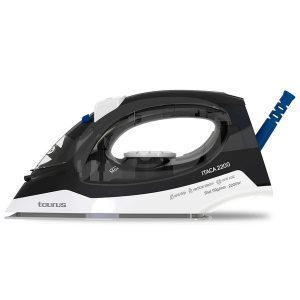 Plancha de vapor Taurus ITACA 2200, 2200W, golpe de vapor 110 gr/min, blanco y negro
