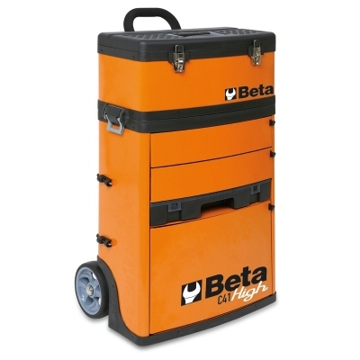 Carro portaherramientas BETA con 2 módulos, naranja (RAL2011) 041000002