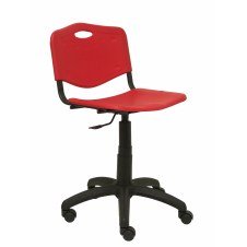 Piqueras y Crespo Silla Robledo giratoria roja